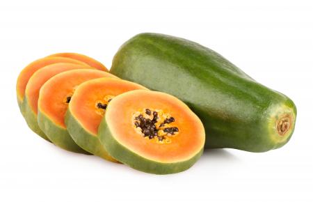 Fresh papaya fruit