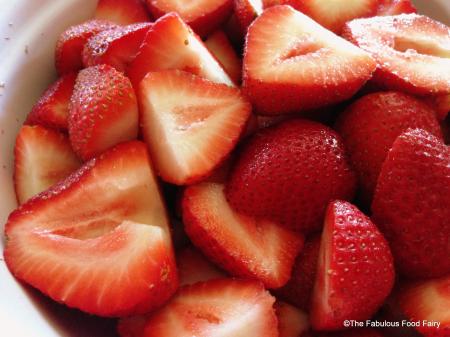 Sliced Fresh Strawberry