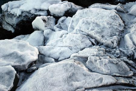 Frozen cliffs