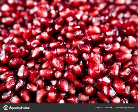 Pomegranate Closeup