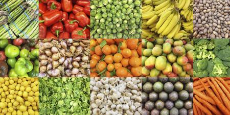 vegetables and fruits