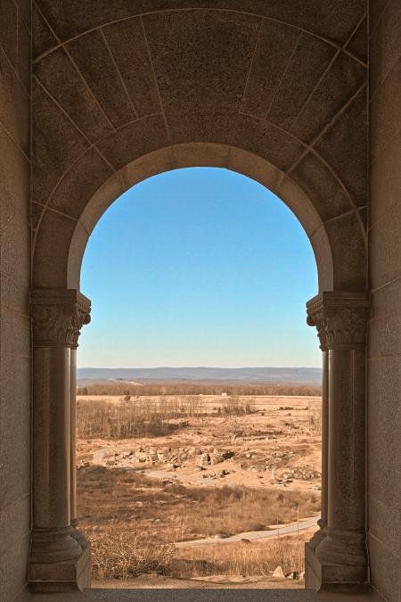 Gateway to Gettysburg - Sepia Nostalgia HDR