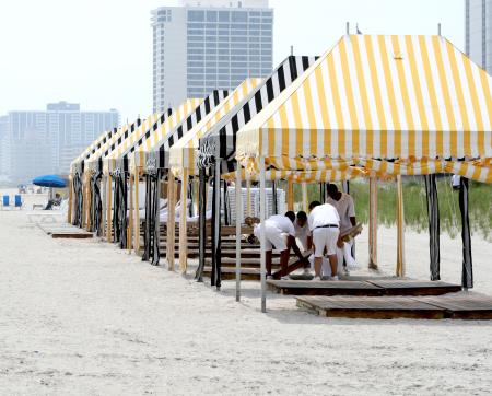 Gazebos At The Beach