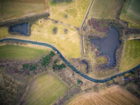 Geographical Map Aerial View