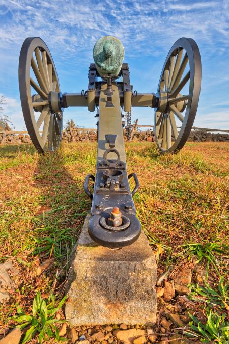 Gettysburg Cannon - HDR