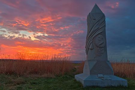 Gettysburg Sunset - HDR