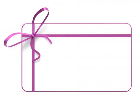 Gift Tag Represents Blank Space And Copy-Space