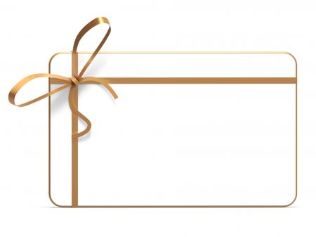 Gift Tag Represents Greeting Card And Copyspace