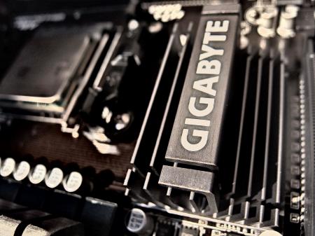Gigabyte Black Motherboard