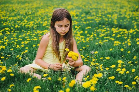 Woman with Dandelions