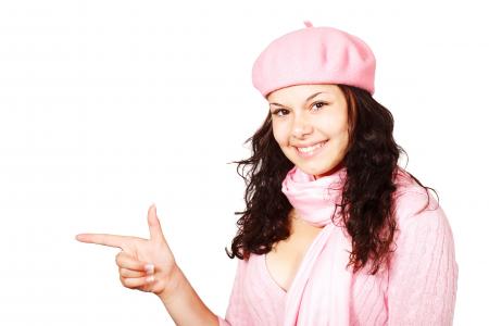 Girl in Pink Dress