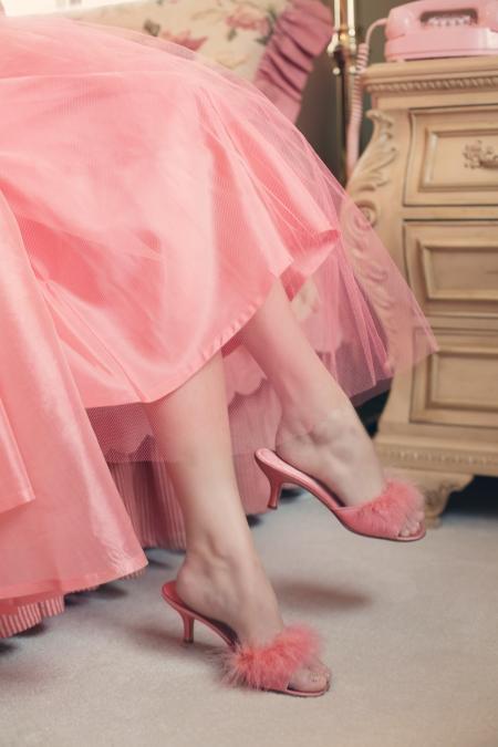 Girl in Pink Dress