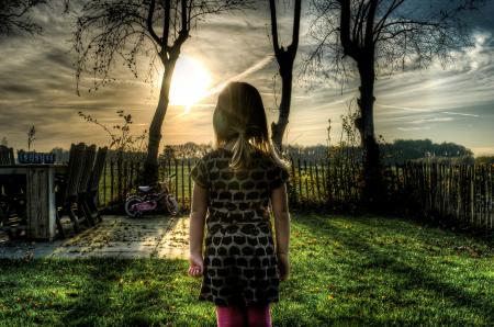 Girl in the Garden