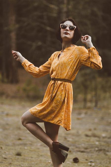 Girl in Yellow Dress