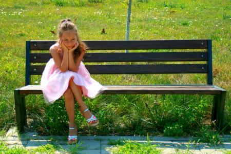 Girl on the Bench