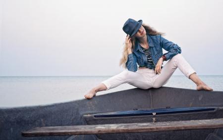 Girl on the Boat