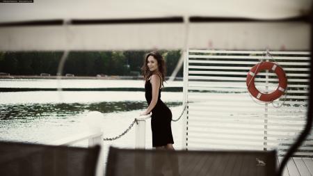 Girl on the Pier