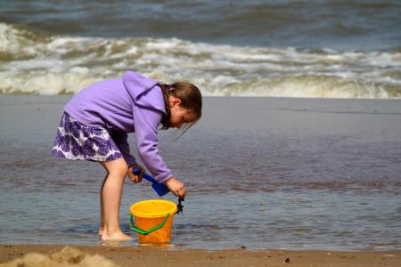 Girl on the Shore