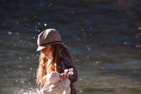 Girl on the Shore