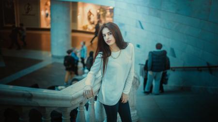 Girl on the Stairs