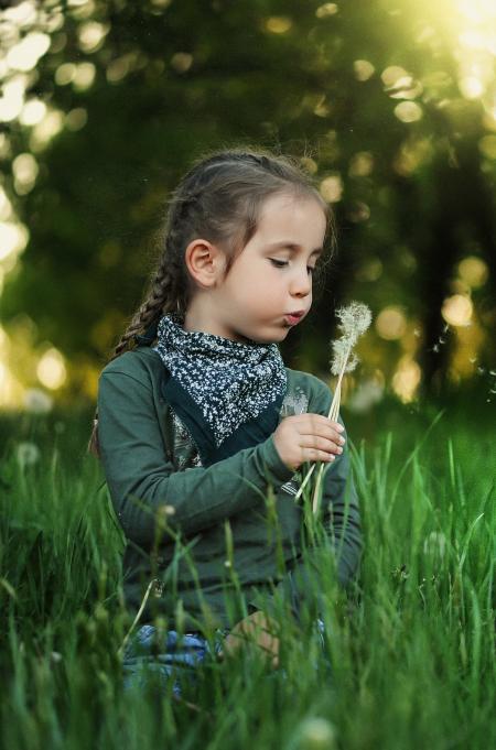 Girl with a Dandelion