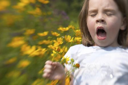 Girl with Allergy