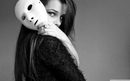 Girl with Mask