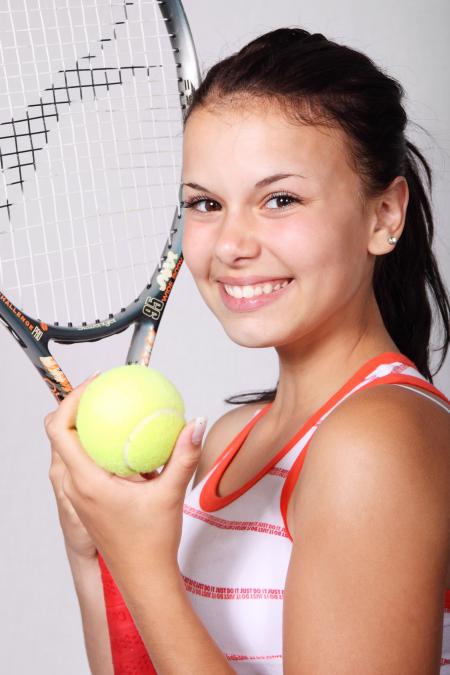 Girl with Racket