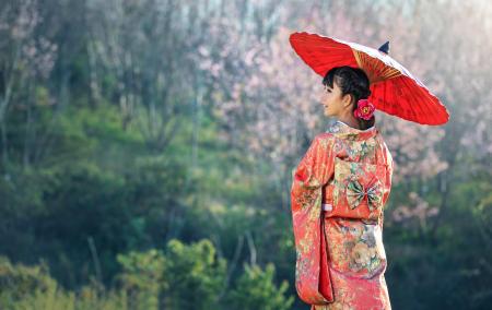 Girl with Umbrella