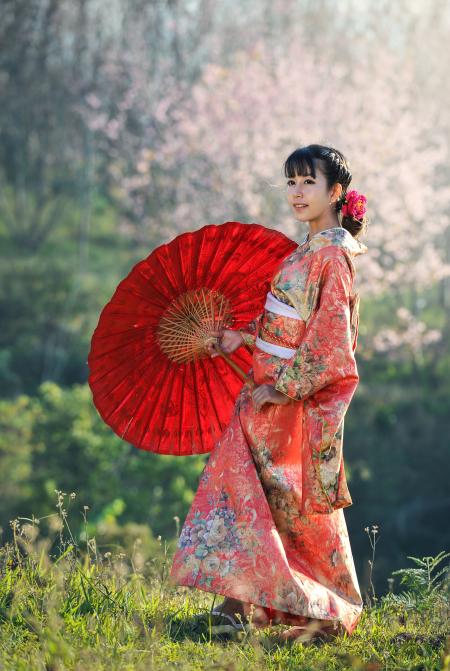 Girl with Umbrella