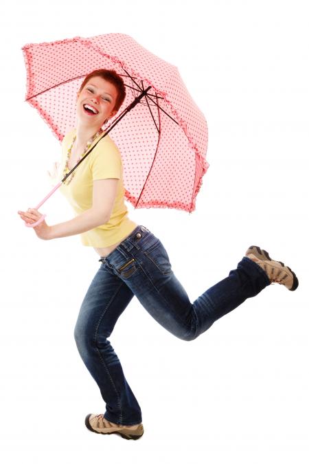 Girl with Umbrella