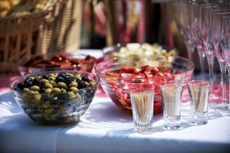 Glass Bowl on White Cloth