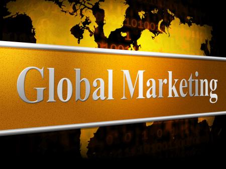 Global Marketing Shows World Sales And Selling