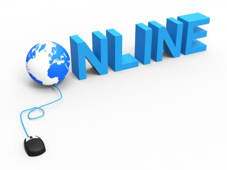 Global Online Means World Wide Web And Net