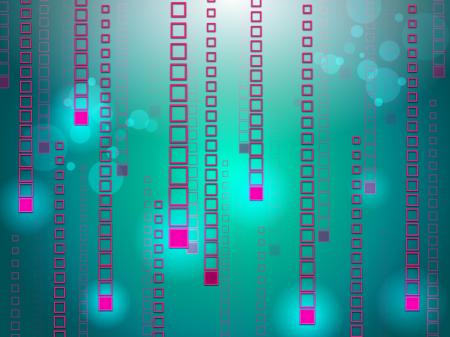 Glow Matrix Shows Light Burst And Abstract