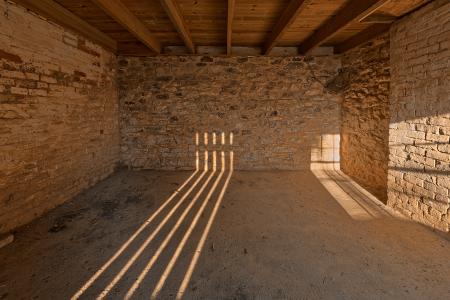 Glowing Lockhouse Basement - HDR