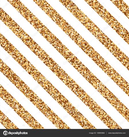 Gold Glitter Stripes