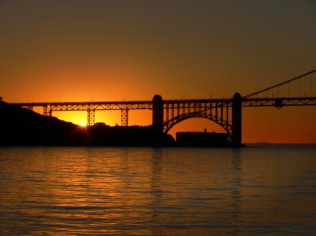 Golden Gate Sunset.
