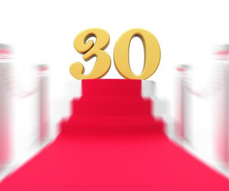 Golden Thirty On Red Carpet Displays Film Industry Anniversary Event