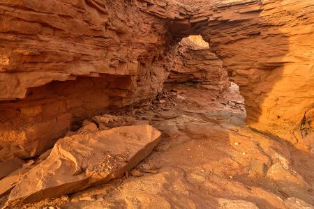 Golden Thunder Cove Arch - HDR