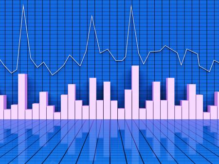 Graph Report Shows Infograph Finance And Graphic