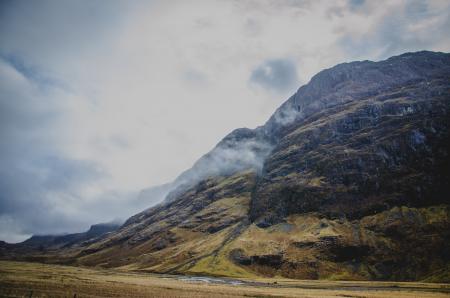 Gray and Brown Mountain