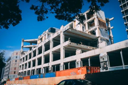 Gray Concrete Building