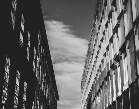 Gray Concrete Building Above Sky