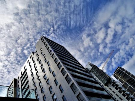 Gray Concrete Buildings at Daytime