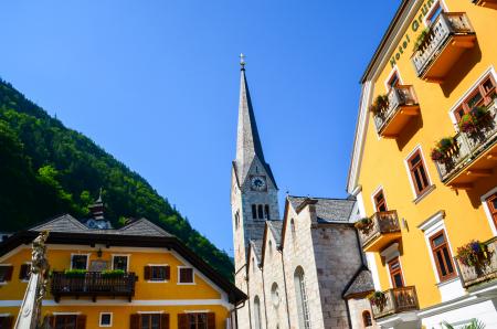 Gray Concrete Clock Tower Building