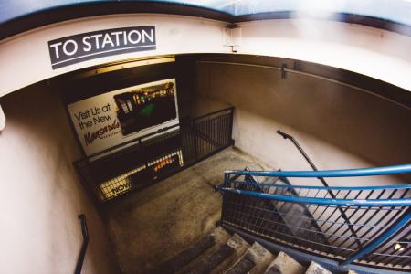 Gray Concrete Floor Leading to Station