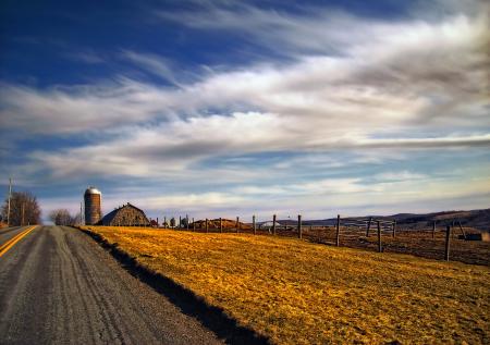 Gray Concrete Road