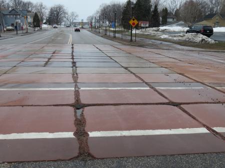 Gray Concrete Road