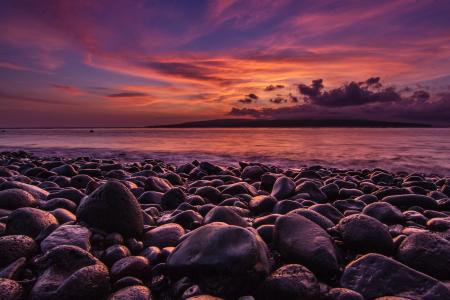 Gray Stone Near Sea